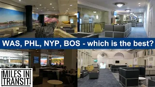 Reviewing EVERY Amtrak Acela Lounge (in ONE DAY!)