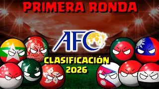 CLASIFICATORIAS ASIATICAS AFC 2026 countryballs