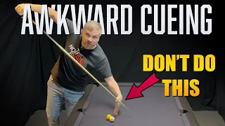 TOP TIPS tips for HAMPERED cueing | 8 Ball pool tips and techniques