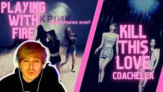 BLACKPINK-Playing with Fire DncPr/Kill This Love Coachella Reaction