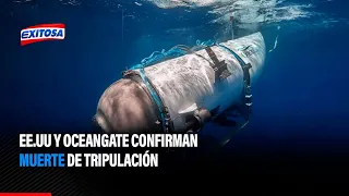 🔴🔵Hallan restos del submarino Titán: EE.UU y OceanGate confirman muerte de tripulación