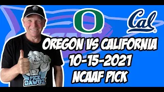 Oregon vs Cal 10/15/21 Free College Football Picks and Predictions Week 7 2021