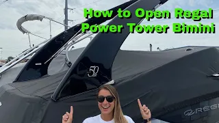 Regal Power Tower Bimini Tutorial