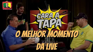 O melhor momento da Live do Cara a tapa - O lado humano do presidente