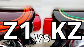 Kawasaki Z1 900 vs KZ900