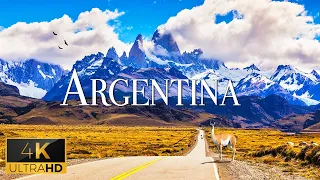 FLYING OVER ARGENTINA (4K Video UHD) - Relaxing Music With Stunning Beautiful Nature Video For TV