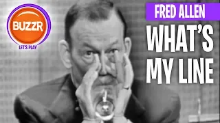 What's My Line? - That's a MOUTHFUL you got there FRED ALLEN! | BUZZR