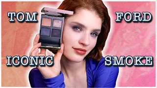 Let's Try The New Tom Ford Iconic Smoke Palette 💙🖤