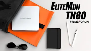 EliteMini TH80 First look, An All-New Mini PC With A Fast CPU and Slim Form Factor