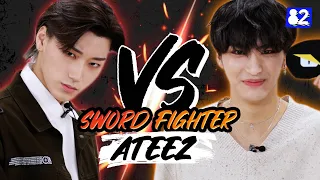 Are ATEEZ's members actually skilled sword fighters? I Touché