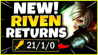 THE RETURN OF THE LEGENDARY RIVEN MID! (ABUSE THIS) - S12 RIVEN GAMEPLAY! (Season 12 Riven Guide)