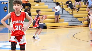 12-Year-Old PG With STEPH CURRY RANGE?! 6th Grader Quintyn Voltz is CHARGED UP!!