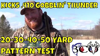 Patterning the Stevens 301 turkey with kicks choke | bco review |