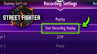 SF6 Training Mode Replay - How to Play Your Recordings in Training Mode Street Fighter 6