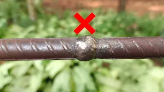 Welders rarely discuss techniques for connecting strong concrete iron