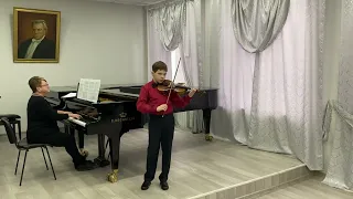 Panaiotov Vladimir 10 years old, Ukraine, F. Kuchler. Concertino for violin D major,op.15, part 1.