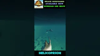 HELICOPRION - Replacement Species Mod! - Jurassic World Evolution 2 Mods - #shorts