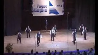 Folk Ensemble at Varna Free University - "Kokorevski ergeni" (Thracian men dance)