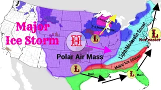 Major Ice Storm! - 2 Southern Snow Storms Coming! - The Weatherman Plus Weather Channel