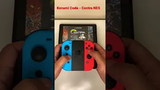 Konami Code - Contra - Nintendo #shorts #nintendo #nintendoswitch #contra