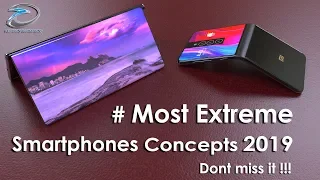 Most Extreme Smartphone Concepts 2019 is Here!! iPhone X Flex,Mi Mix Flex,GALAXY X #TechConcepts