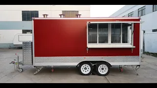 Customized-Catering trailer Food truck Food Trailer Remorque food truck  Verkaufsanhänger