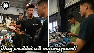 He didn’t want to sell me his shoes?!