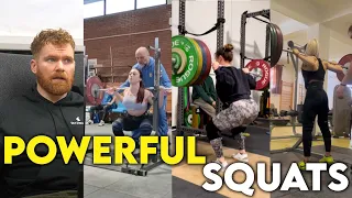 Giulia, Kate & Cambei Squat Masterclass - Dumb Comments - Battle of the Teenagers