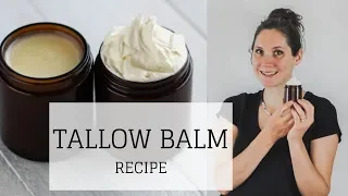 Tallow Balm Recipe | WHIPPED AND SOLID | Bumblebee Apothecary