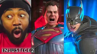 Marvel Fan Reacts to EVERY Injustice 2 Super Move (DC Universe)