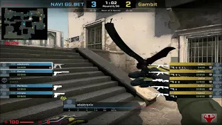 Electronic POV (Na`Vi) vs Gambit / 35-26 / dust2 / ESL Pro League Season 13