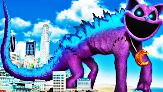 GODZILLA And CATNAP Become ONE In GTA 5 (Mods)