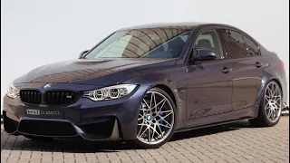 Beautiful BMW M3 "30 years M3" Edition F80 2018 S55B30 twin turbo I6 & 26657 km "30 JAHRE" Edition