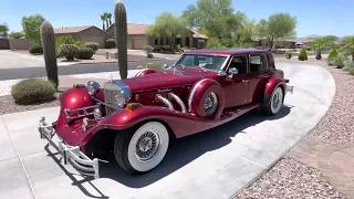 Excalibur Touring Sedan Beautiful Metallic Red