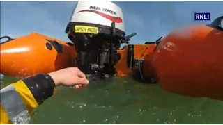 Portsmouth RNLI volunteers practice capsize