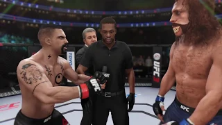 Yuri Boyka vs. Bigfoot (EA Sports UFC 3) - CPU vs. CPU - Crazy UFC 👊🤪