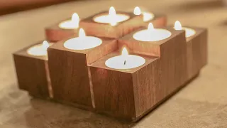 Build a Tea Light Candle Holder