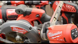 My Top 20 Milwaukee Cordless Tools not including lights, landscape tools, storage, hand tools, etc.