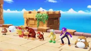 Super Mario Party Mini Games - Donkey Kong & Diddy Kong Vs Bowser & Bowser Jr (Master Cpu)