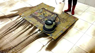 Unbelieveanle dirty sweet carpet cleaning satisfying rug cleaning ASMR