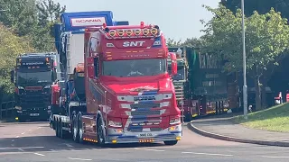 Retro Truck Show 2023 🇬🇧 Warwick Gaydon UK | Part 4 Scania V8, DAF, Volvo, Renault open pipes sound