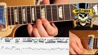 'NOVEMBER RAIN' - by GNR - OUTRO SOLO - Video Lesson *WITH TABS* - Lesson by Karl Golden