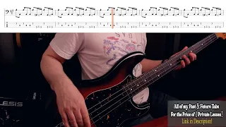 Sweet Emotion-Bass Tab-Bass Cover-Aerosmith-Fender Precision Pro II