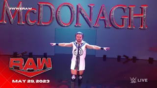 JD McDonagh debut entrance on Raw: WWE Raw, May 29, 2023
