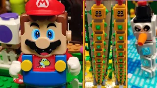 LEGO Super Mario MOC Level Mix LEGO Luigi wins by doing nothing! #legomario