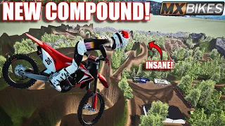 THIS NEW COMPOUND IN MXBIKES IS AWESOME! HUGE JUMPS AND FLOWY TRACKS!