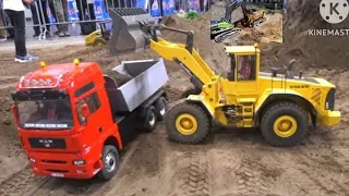 Mini RC truck Transfiguration, RC bulldozer and dozier