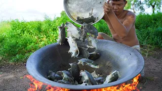 Delicious Cooking a lot of  turtle recipe - Wilderness Cooking skill