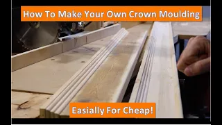 Make Your Own Crown Moulding For Cheap!