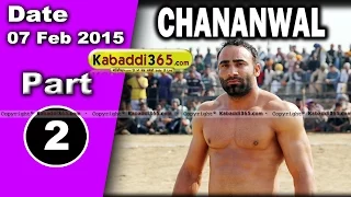 Chananwal (Barnala) Kabaddi Tournament 7 Feb 2015 Part 2 by Kabaddi365.c